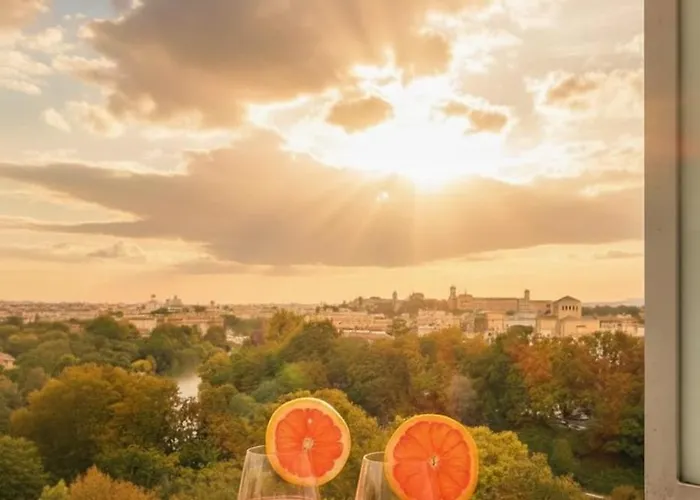 Terrace With Tiber View - Trastevere * Roma